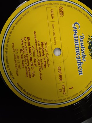 Vinilo Rhapsody in Blue - Deutsche Grammophon