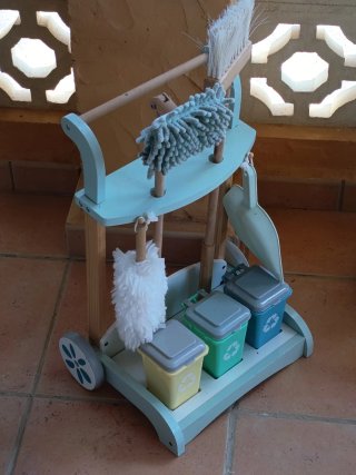 Carrito Limpieza Juguete Aldi