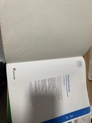 Matemáticas enseñanzas académicas: 4o ESO