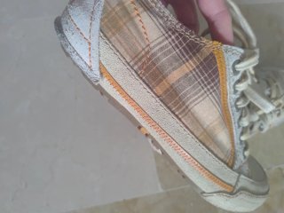 Zapatillas Beige y Naranja
