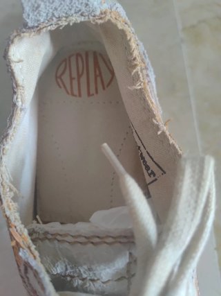 Zapatillas Beige y Naranja