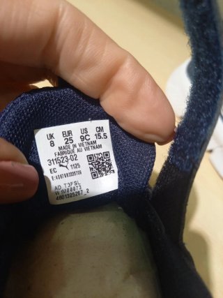 Scarpe Puma bimbo blu misura 25