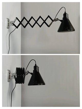 LAMPARA PARED FUELLE 70S