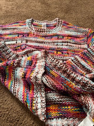 Jersey de mujer multicolor talla única
