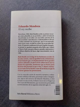 Libro "El rey recibe"