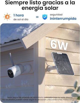 Cámara Reolink Altas solar 2K WiFi 6 NUEVO