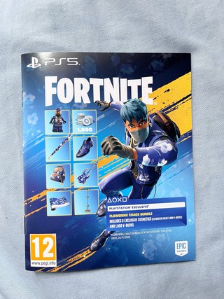 Fortnite PS5 Flowering cartilla