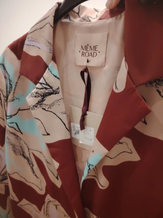 Giacca Meme Road beige/rossa