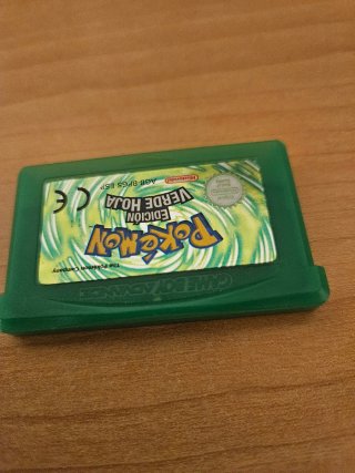 Pokémon Verde Hoja GBA Edición Española