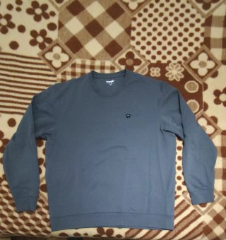 Sudadera Wrangler Azul Gris XL