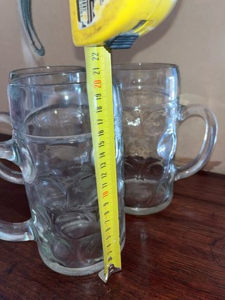 Brocche di birra in vetro (3 unità)
