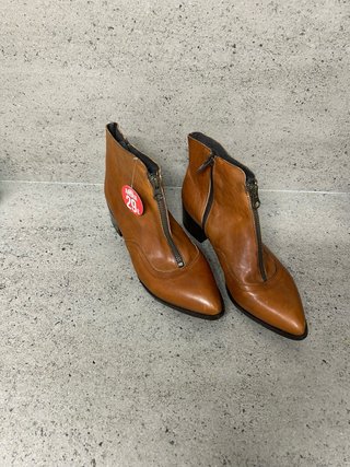 Botines MariaMare cremallera marrón talla 36