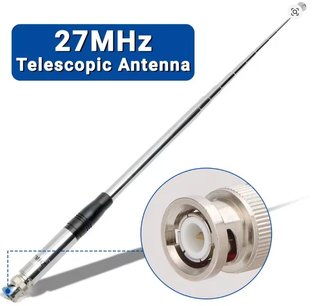 Antena CB  - 27 MHz BNC - Telescópica - Nueva !