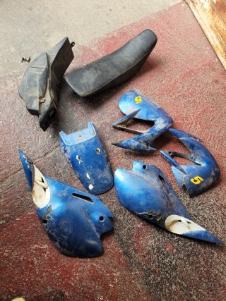 Plásticos Rieju MRX 49cc Azul