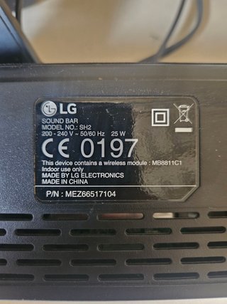 Barra de Sonido LG SH2 Negra