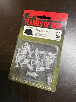 Flames of War GE709 Artillería HQ