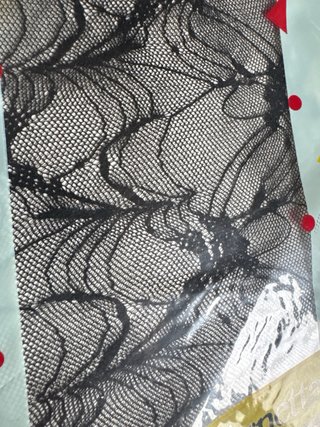 Collant Arnetta pizzo nero vintage