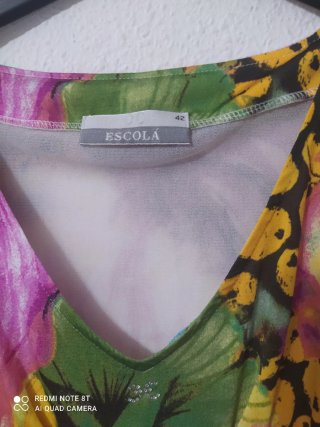 Vestido Escola Talla Única Multicolor