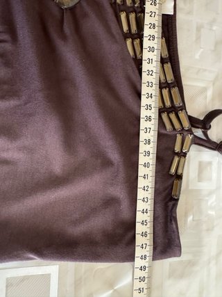 Abitino vintage Oltre marrone con decori