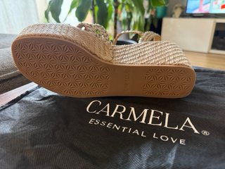 Sandalias Carmela Mujer Talla 40 Doradas