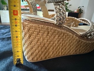 Sandalias Carmela Mujer Talla 40 Doradas