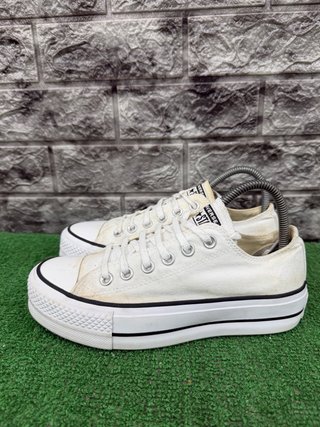 Converse Platform Bianche Tg 37