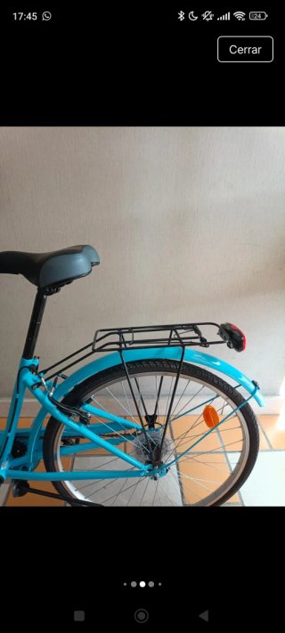 Bicicleta 24 Vintage Azul