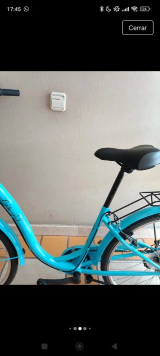 Bicicleta 24 Vintage Azul