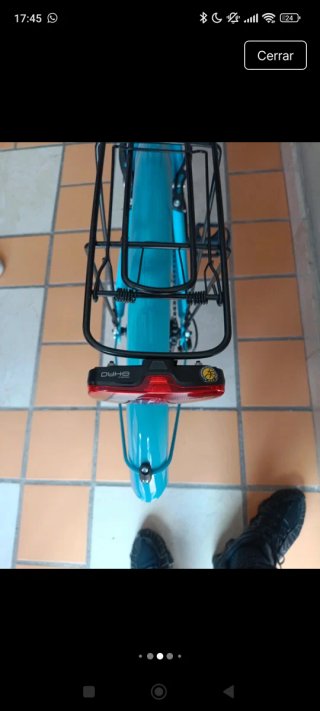 Bicicleta 24 Vintage Azul