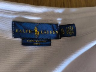 Camisa Ralph Lauren XL Featherweight Mesh Blanca