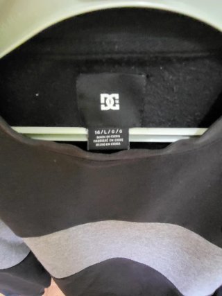 Sudadera DC gris y negra