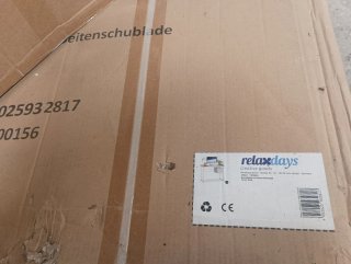 Escritorio mesa ordenador Relaxdays Cristal Metal