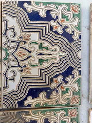 Baldosas cerámicas patio/fachada estilo andaluz