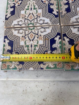 Baldosas cerámicas patio/fachada estilo andaluz