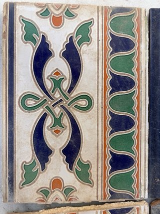 Baldosas cerámicas patio/fachada estilo andaluz