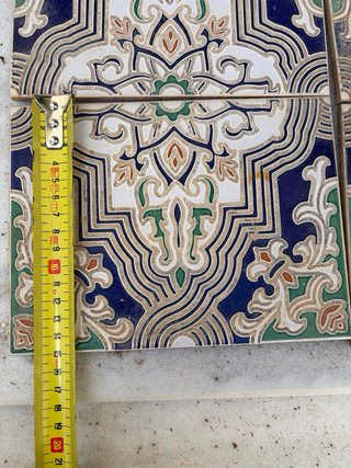 Baldosas cerámicas patio/fachada estilo andaluz