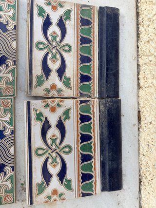 Baldosas cerámicas patio/fachada estilo andaluz