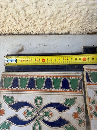 Baldosas cerámicas patio/fachada estilo andaluz