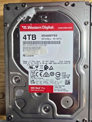 Disco Duro 4TB WD Red Pro NAS SATA 6Gb/s