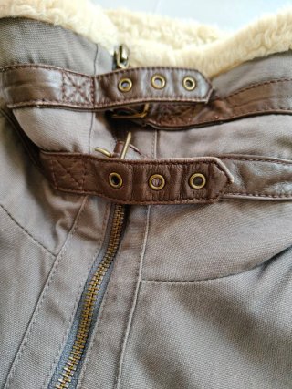 Chaqueta Aviador Burberry Marrón/Gris