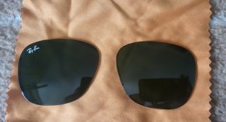 3 Pares Cristales Gafas Ray Ban Verdes y Plateados