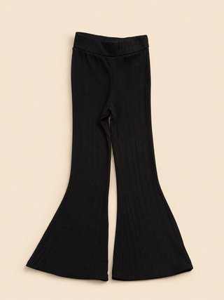 Pantalones acampanados Bershka negros