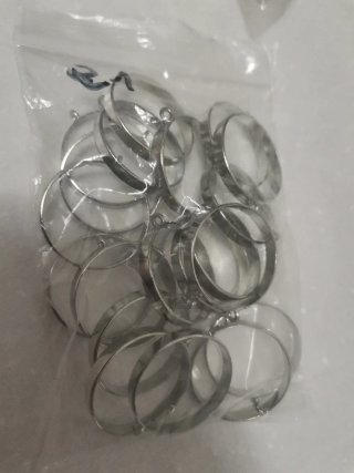 Colgantes DIY Abalorios plateado