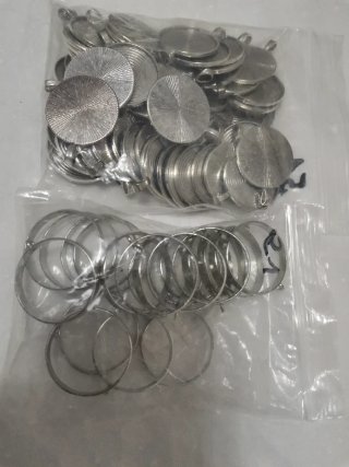 Colgantes DIY Abalorios plateado