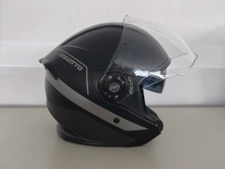 Casco Moto Jet Negro Talla M