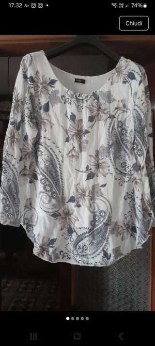 Gonna lunga e blusa cotone