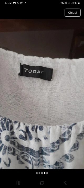 Gonna lunga e blusa cotone