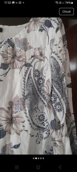 Gonna lunga e blusa cotone