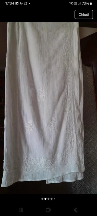 Gonna lunga e blusa cotone