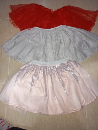 Faldas Tutú Niña (3 uds) 3 años